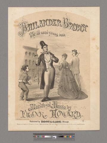 Philander Brown : the ill used young man / words and music by by Frank Howard