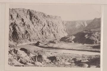 Lees Ferry. The fort and tents, lower center. From Charles Spencer collection, p.57, lower left