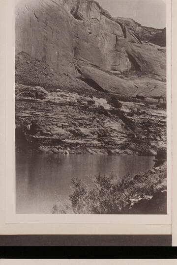 [from stereo] Views on the Colorado River, Glen Canon Series, No. 167.  Helmet Rock