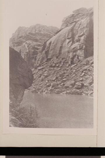 "Views on the Colorado River," Glen Canon Series. No. 138. Sandstone Cliff