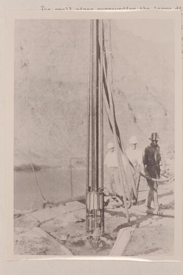 The Lovett pipe dredge, Lees Ferry