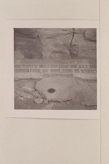 Bureau of Reclamation survey marker; Rainbow Bridge