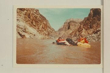 Riding air mattresses at 231.5- Grand Canyon