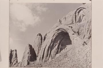 Arch in the Sky; South end of Cummings Mesa, Arizona. Discovered (?) 1954, Sep. 25