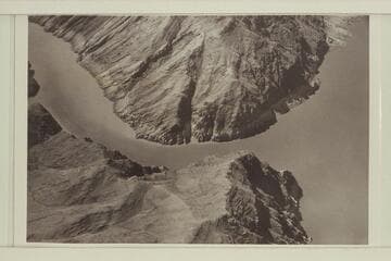 Grand Wash Canyon; Mile 284. Mouth of Grand Wash lower right. End of the silt