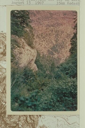 Pulpit splitting the bay in which McDonald reached Chuar