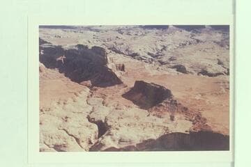 South from over Meskin Bar at Mile 45-46. Face Canyon at upper right
