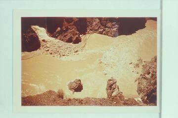 Mineral Canyon Rapid.  Bright Angel gauge:  14,700 cfs