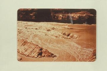Boulder Narrows. Preliminary Lees Ferry gauge: 122,000 cfs