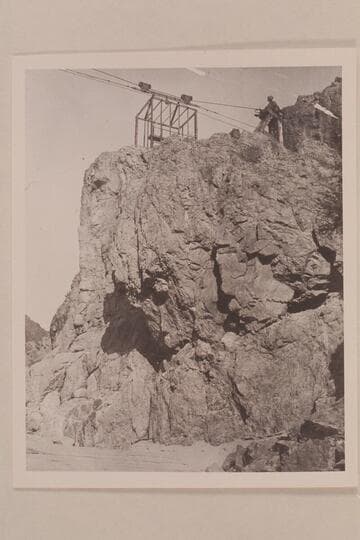 Rusts Cable--Bright Angel Creek. The cage was the first one in use (Dave Rust)