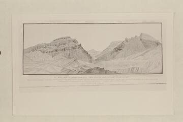 West face of Chuar Lava Hill.  B. L. Young sketch