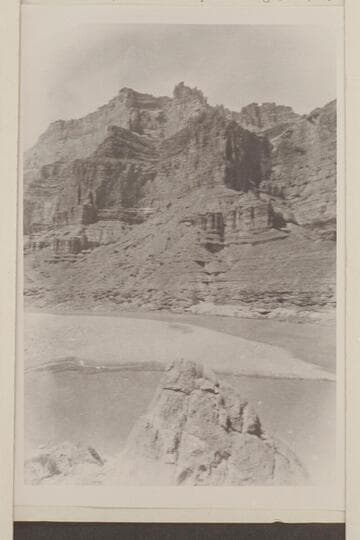 No. 188. Cliff at the mouth of the Little Colorado. "Views on the Colorado River," Grand Canon Series