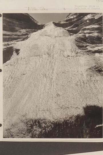 Travertine slick at left bank of Kwagunt Rapid