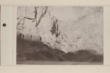 Side canyon with the salt springs; Kwagunt Rapid. Preliminary gauge at Lees Ferry June 10: 95,800 cfs