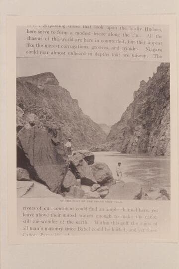 At the foot of the Grand View Trail (Burton Holmes Lectures, Vol. 6).  Holmes was down the trail in 1898, Aug