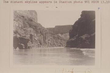 Up Marble Canyon from Mile 16.2