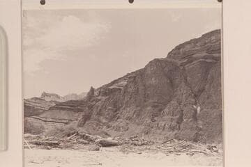 Volcanic upthrust opposite foot of Tanner Trail