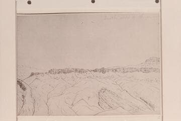 South side of Chuar Valley. Original sketch by B. L. Young