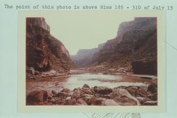 Up river from head of 25 Mile Rapid