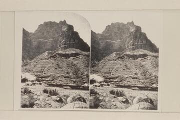 Stereo No. 187: Cape Solitude above the mouth of the Little Colorado River