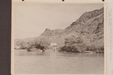 Group at Lees Ferry watching the start of the 1947 Grand Canyon traverse