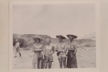 Rosalind Johnson, Susanne Seely, Maradel Marston and Mary Ogden Abbott, Paria Riffle