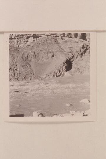 The dyke at head of Hance Rapid.  Water patterns are the characteristic of around 50 cfs