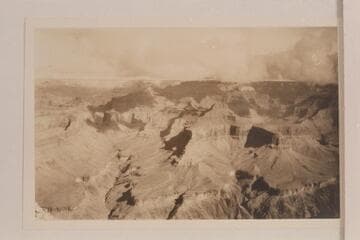 Up Bright Angel Canyon from Kaibab Trail