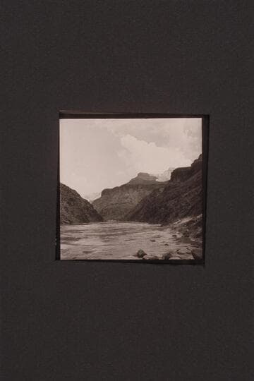 Upstream from Hermit Rapid. The side canyon in the distance appears to have access to Tonto