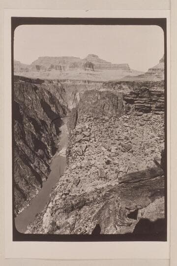 Downstream from plateau, Bright Angel Trail