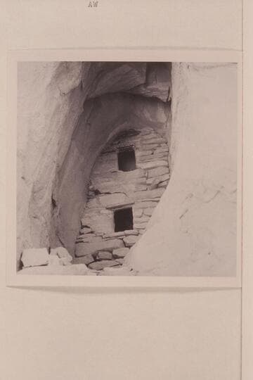 Small ruin in Surprise Valley. The ruin carries the marking: JW/8 15 09/AW