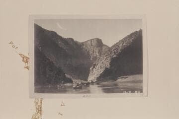 Down Canyon of Lodore from Mile 233.2, Dunns Cliff