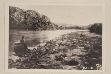 Seymour S. Dubendorff below Split Mountain Canyon