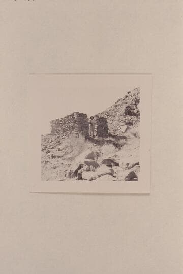 Jack Frost party at stone cabin at Spencer's Camp.  Jack Frost party left Mexican Hat on June 15, 1958