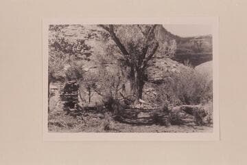 Chimney and fireplace on right bank between Mile 24 and 25, Stillwater Canyon