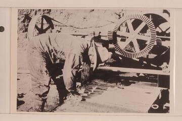 Spencer's placer workings on the San Juan River