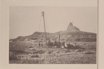 Drilling in San Juan Oil Field