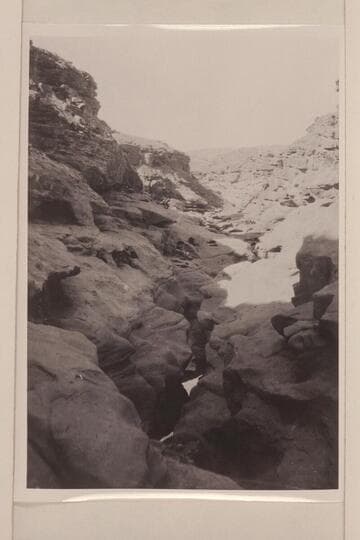 Looking south up Nokai Canyon several miles above mouth of the canyon. Canyon here is cut in Shinarump conglomerate