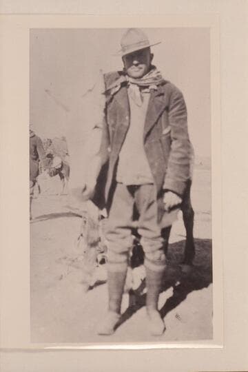 Dr. Nelson H. Jackson. Lees Ferry. Original print lacks definition