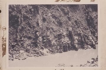 Across the inner gorge at Mile 224.2 from right bank to left