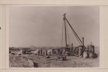 First oil well in San Juan field. Came into production 1908, Mar. Drilled by Ellis and Goodridge