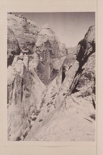 Northeast down the joint toward the mouth of Nasja Creek