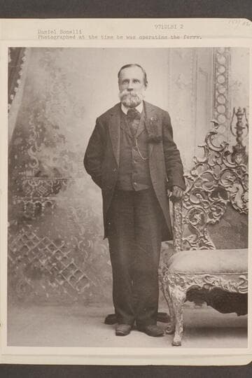 Daniel Bonelli at the time he was operating the ferry