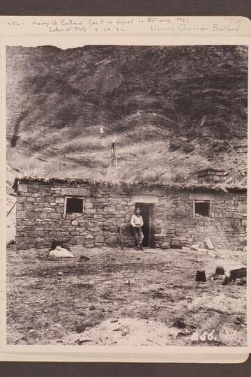 Henry George Ballard; Henry G. Ballard (as it is signed in the original manuscript). Letter of ASB 1952, Aug. 29