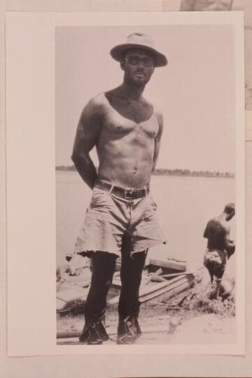 Bob Bartl on arrival at Needles