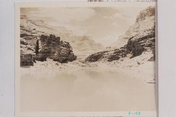 Downriver from lunch stop below Fossil Rapid.  About Mile 125.6