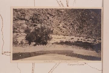 Sand bank at proposed Coconino Powerhouse site. Victor Baloun standing near center