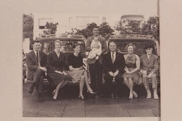 The Farquhar family.  Received with Xmas card, 1965