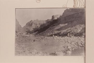 In area of last camp in Grand Canyon.  Mile 274-275