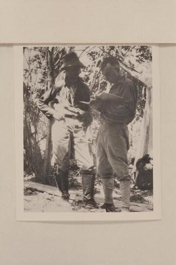 Frank Blackwell and Clyde Eddy talk over the picture situation